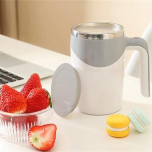 ミキサーカップ 充電 牛乳カップ 自動攪拌 大人気 オフィス コップ 携帯 電動 磁気回転 ワンタッチ冷却